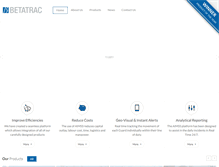 Tablet Screenshot of betatrac.com